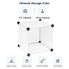SONGMICS Cube Storage, Plastic Cube Organizer Units