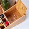 Vanity Drawer Beauty Organizer - Bamboo Cosmetic Storage Box