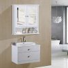 Tangkula Bathroom Cabinet, Home Kitchen Living Room Double Mirror