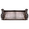 Decozen The Gingko Collection Aluminum Bath Tray in Antique Brass