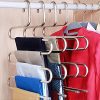 DOIOWN Pants Hangers S-Shape Stainless Steel Clothes Hangers