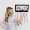 SoCal Buttercup Espresso Jewelry Organizer with Removable Bracelet Rod