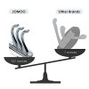 Swivel Robe Hook - Modern Chrome Triple Hook for Bath, Kitchen, and Garage - Space-Saving, Heavy Duty, Wall-Mounted (Pack of 2) 🛁👕🧥