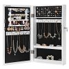 SONGMICS Lockable Jewelry Cabinet Armoire with Mirror