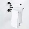 Towel Rack Bathroom Swivel Towel Bar 3 Multi Fold-able Arms Rotation