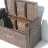 Bruno Handmade 32 Inch Rattan Wicker Chest Storage Trunk Organizer