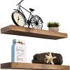Imperative Décor Floating Shelves Rustic Wood Wall Shelf USA Handmade