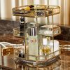 PuTwo Makeup Organizer 360 Degree Rotating 3 Layers Large