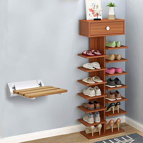 Giantex 13" Wall Mounted Shower Bath Seat Medical Bench