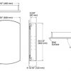 KOHLER Archer Frameless 20 inch x 31 inch Aluminum Bathroom Medicine Cabinet