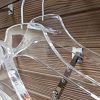 NAHANCO Equinox Acrylic Shirt Hanger, 17", Clear