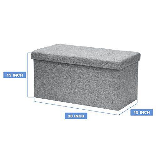 Otto & Ben 30" Storage Ottoman - Folding Toy Box Chest