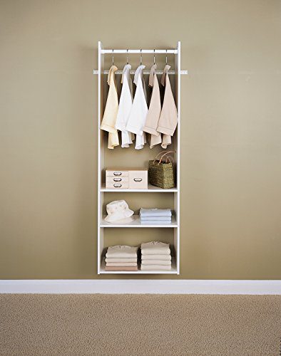 Easy Track Hanging Tower Kit Closet Storage, 72 inch