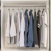 DULEES Rust Proof Closet Rod, Adjustable Curtain Rod