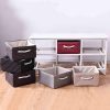 WATERJOY Wooden Basket Storage Chest, Wooden Storage Shelves