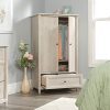 Sauder Edge Water Armoire, Chalked Chestnut Finish
