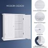 ChooChoo Bathroom Medicine Cabinet 2-Door Wall Cabinet Wood