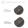 Monogrammed Saffiano Leather Travel Jewelry Case