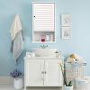Tangkula Medicine Cabinet, Wall Mounted Bathroom Cabinet