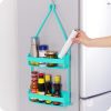 Creative Double layer Wall Mounted Sink Corner Kitchen Storage