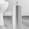 Toilet Paper Reserve Holder with Lid in Two-Tone Nickel
