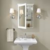 Crosley Furniture Lydia Mirrored Bathroom Wall Cabinet