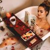 Estala Bamboo Bathtub Tray Bathroom Caddy