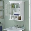 Simpli Home Avington 30 inch H x 23.6 inch W Two Door Wall Bath Cabinet