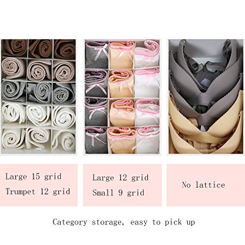 MGEI Underwear Storage Box, Drawer Organizer Separate Bra