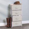 mDesign Vertical Dresser Storage Tower - Sturdy Steel Frame