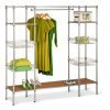 Honey-Can-Do Freestanding Steel Closet System with Basket Shelves