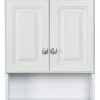 Revamp Your Space: Wyndham White Semi-Gloss Bathroom Wall Cabinet