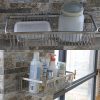 WEBI Wire Container, 15.7" Sturdy Stainless Steel Rectangular Storage Shelf