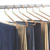 XMZFQ Pants Hangers Open Ended Easy Slide Trouser Organizers