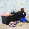 SONGMICS 43 Inches Folding Storage Ottoman Bench