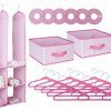 Delta Children Nursery Closet Organizer, Pink