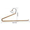 Maximize Closet Space with Open-Ended Pants Hanger – 10-Pack Gold