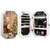 TomCare Jewelry Cabinet Jewelry Armoire Wall Mounted Jewelry Organizer