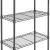 AmazonBasics 5-Shelf Shelving Storage Unit on 4'' Wheel Casters