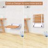 Giantex 13" Wall Mounted Shower Bath Seat Medical Bench