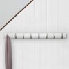 Umbra Flip 8-Hook Wall Mounted Floating Coat Rack