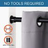 Premium Room Divider Rods 150 inches (12 ft) Extra Long and Heavy Duty
