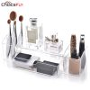 Rectangle Acrylic Makeup Organizer - Multifunctional Storage for Bathroom, Bedroom, and Office