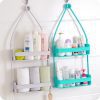 Creative Double layer Wall Mounted Sink Corner Kitchen Storage