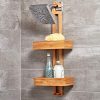 iDesign Formbu Bamboo Hanging Shower Caddy for Shampoo