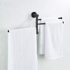 Towel Rack Bathroom Swivel Towel Bar 3 Multi Fold-able Arms Rotation