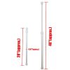 Cupboard Bars Tensions Rod Curtain Rod Closet Rod 28" to 48" Extendable Width Adjustable Spring Tension Rods Fit in The Spaces to Stay Up