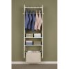 Easy Track Hanging Tower Kit Closet Storage, 72 inch