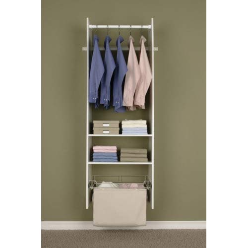 Easy Track Hanging Tower Kit Closet Storage, 72 inch