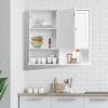 Tangkula Medicine Cabinet, Wall Mounted Bathroom Cabinet
